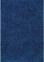 Cozy Shaggy Soft Solid Shag Area Rug Fluffy Rectangular 150 x 213 Light Blue - £74.72 GBP