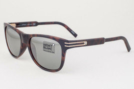 Mont Blanc Dark Havana / Green Mirror Sunglasses MB641S 52Q 641S  - £126.45 GBP
