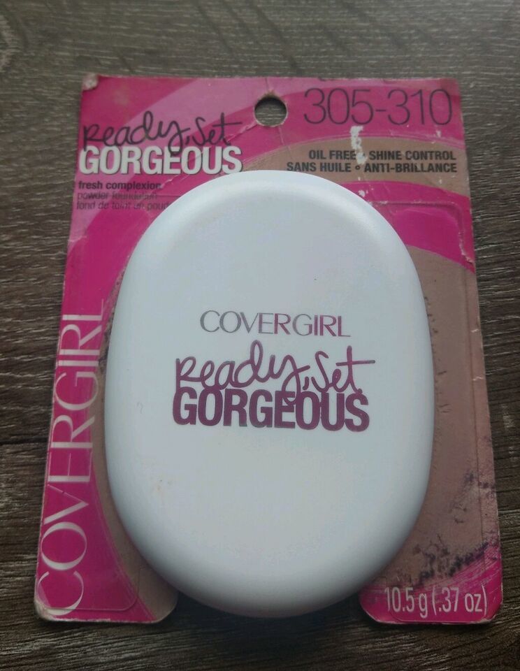Covergirl Ready Set Gorgeous Powder Foundation Oil Free, 305-310 Shine Cont.