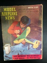 Model Airplane News Magazine March 1949 - £7.90 GBP