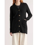 Quince Baby Alpaca-Wool Oversized Cardigan, XS, NWT, Black - $90.17 CAD
