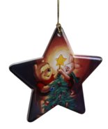 DISNEY Star Ornament A Christmas to Remember 1999 Winnie the Pooh Piglet... - $9.49