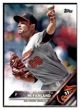 2016 Topps T.J. McFarland  Baltimore Orioles #526 Baseball card   M32P4 - £1.35 GBP