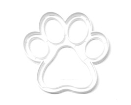 Large Paw Print Dog Cat Wolf Coyote Bobcat Cougar Cookie Cutter USA PR3216 - £3.17 GBP