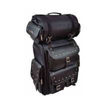 Vance Leather Large Textile 2Piece Travel Bag/Back Pack - $140.37