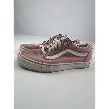 Vans Dusty Shoes Womens Size 7 Pink White Sneakers Athletic Old Skool Y2... - £21.81 GBP