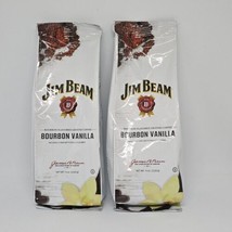 Jim Beam Ground Coffee 4 Oz Lot of 2 Bourbon Vanilla Flavored New Bags - £8.00 GBP