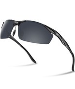 Men&#39;s Polarized Sports Sunglasses  Cycling Fishing Golf  Metal Frame Sun - £18.36 GBP