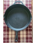 Round ~ Pre-Seasoned ~ 12&quot; Cast Iron Skillet/Pan ~ 2.25&quot; Tall ~ Dual Han... - $76.20 CAD