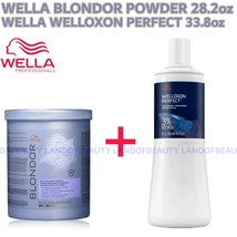 Wella Blondor Multi Blonde Powder 28.2oz+10V Develper 33.8OZ Duo Set - $47.99