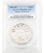 2008-W $100 1 Oz. Platinum Eagle Proof Graded by PCGS as PR69DCAM - £1,903.87 GBP