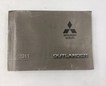 2011 Mitsubishi Outlander Owners Manual Handbook OEM M04B42025 - $44.99