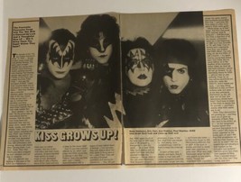 KISS 2 page vintage Magazine Article - $11.87