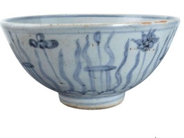 Ming Chinese Porcelain Bowl with blue underglaze decoration x - $321.75