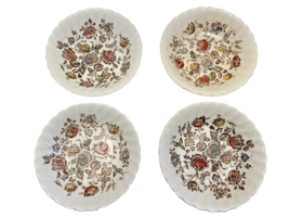Set 4 Johnson Brothers Staffordshire Bouquet Berry Dessert Bowl 5 Inches Vintage - £16.03 GBP