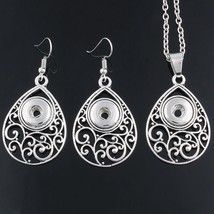 Hot Sale High Quality Vintage Xinnver Snap Jewelry Set &quot;Snap Pendant Necklace Sn - £9.08 GBP