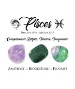 Pisces Crystals ~ Protect, Enhance And Heal Pisces Energy - £11.79 GBP