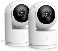 Indoor Security Camera, 2K Pet Camera, 360 Degree 2.4Ghz Home Camera for Baby/Do - £91.57 GBP