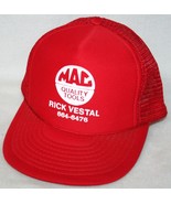 Vintage 90s MAC TOOLS Red Mesh Snapback Trucker Hat/Cap Local Retailer - $20.82 CAD
