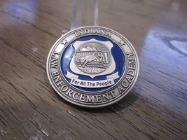 Indiana Police Law Enforcement Academy Practice Peace Challenge Coin #796R - £14.78 GBP