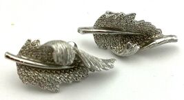 Vintage Coro Silvertone Clip-On Earrings - $7.59