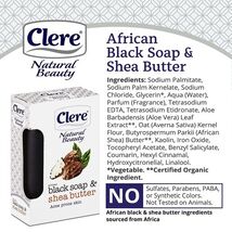 Clere African Black Soap &amp; Shea Butter Soap - 150g - $4.26+