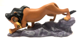 Disney Lion King SCAR Sculking 5&quot; Wide PVC Cake Topper Figure - £11.61 GBP