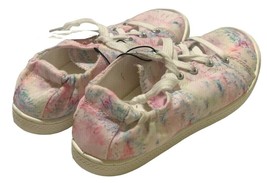Time And Tru Womens Tye Dye Casual Sneakers Size 6 Pink Memory Foam  - £11.70 GBP