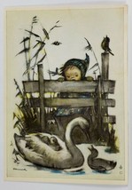 Hummel 5620 Darling Child with Swans Vintage Postcard R1 - £6.23 GBP