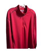 Pebble Beach Performance Men’s L Red Long Sleeve 1/4 Zip Pullover Sweats... - $23.70 CAD