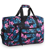 Weekender Carry on Bag Travel Duffle Medium Overnight for Women(Flower2) - £29.02 GBP