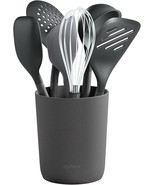 Zyliss 7pc Utensil Set w/ Storage Tube, Eco Handles, Gray, Dishwasher Safe - $1,109.52 MXN