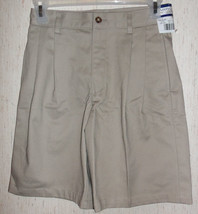 Nwt Boys Arrow Approved Schoolwear Khaki Shorts Size 12 Regular - £17.52 GBP