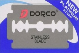 100 Dorco ST300 Platinum double edge razor blades - $12.95