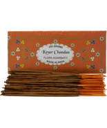 Handmade Kesar Chandan Flora Agarbatti Natural Fragrance Rolled Incense ... - £16.78 GBP