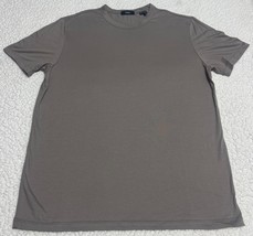 Theory Essential Crew Neck T-Shirt Men Brown Short Sleeve Designer Size ... - £29.20 GBP