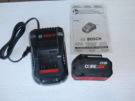 Bosch Core 18v 8.0 amp hour battery GBA18V80 and fan cooled charger BC18... - $114.00