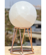 85mm White Selenite Ball Crystal Quartz Healing Reiki Decor Stone Sphere... - $94.64