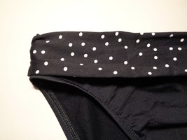 La Blanca Size 14 BANDED C31408B1 Black Polka Dot Band New Women&#39;s Bikini Bottom - £46.28 GBP