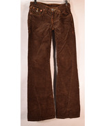 True Religion Girl Corduroy Pants Brown 14 - $67.70 CAD