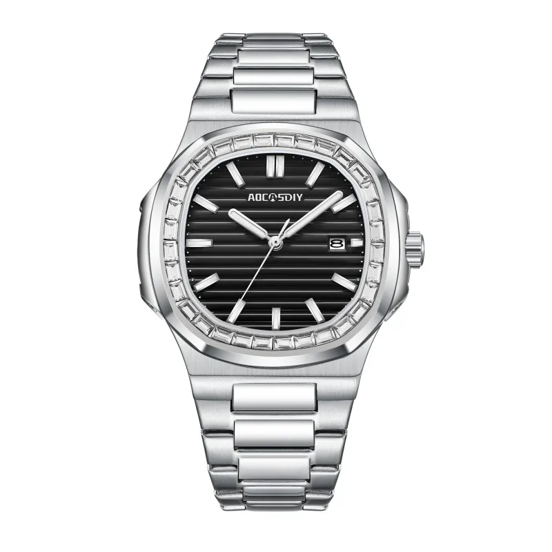 New AOCASDIY Luxury Watch Business Waterproof Male Clock Luminous Date S... - £19.70 GBP