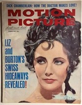 MOTION PICTURE magazine February 1963 Liz Taylor cover - $9.89