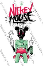 Nickey Mouse  Sticker Grunge Vinyl Decal Car Truck - $4.59