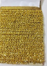 9Yards Golden Lace Border for Dresses, Sarees Lehenga Suits Blouses Dupatta - £24.89 GBP