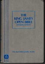 The King James Open Bible - Expanded Edition 1987 - The Old-Time Gospel Hour - £39.47 GBP
