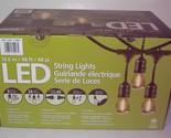 BRAND NEW Feit Electric 48 FT LED Outdoor String Lights Commercial Grade... - $48.50