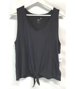 Gap Fit Breathe V-Neck Knot-Front Athletic Tank Top Black, Blue, Brown N... - $32.00 CAD