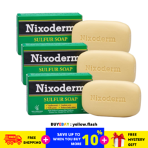 3 X NIXODERM Sapone allo zolfo da 100 g per alleviare i comuni problemi... - £27.05 GBP