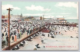 Postcard Boardwalk Asbury Park New Jersey - £3.54 GBP