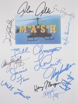 MASH Signed TV Finale Script Goodbye Farewell and Amen Screenplay Autograph X13  - £15.72 GBP